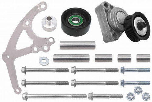 Alternator Bracket - Passenger Side - Low Mount - Water Pump Mount - Aluminum - Natural - Long Water Pump - GM LS-Series - GM F-Body 1998-2002 - Kit