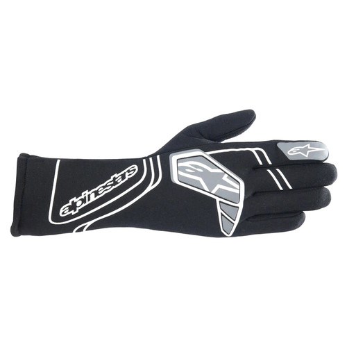Driving Gloves - Tech-1 Start V4 - FIA Approved - 2 Layer - Aramid / Silicone - Elastic Cuff - Black - X-Large - Pair