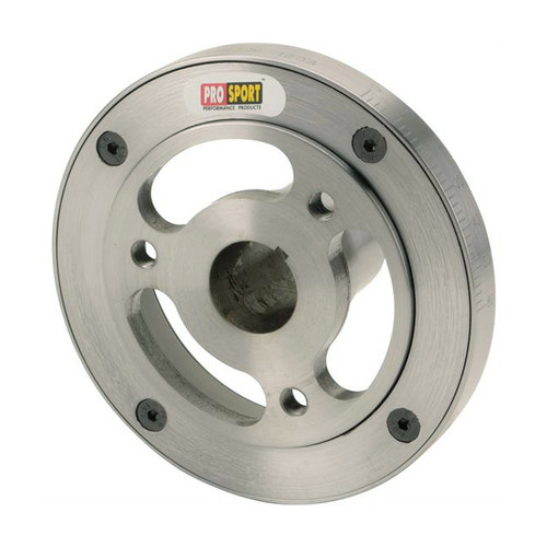 Harmonic Balancer - Pro Sport - Ultra Low Weight - 6.1 in OD - SFI 18.1 - Iron - Natural - Internal Balance - Small Block Chevy - Each Harmonic Balancer - Pro Sport - Ultra Low Weight - 6.1 in OD - SFI 18.1 - Iron - Natural - Internal Balance - Small Block Chevy - Each