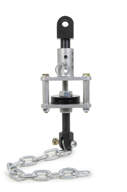 Suspension Limiter - Single Bushing Style - Chain Included - Steel - Black Powder Coat / Zinc Oxide - Kit