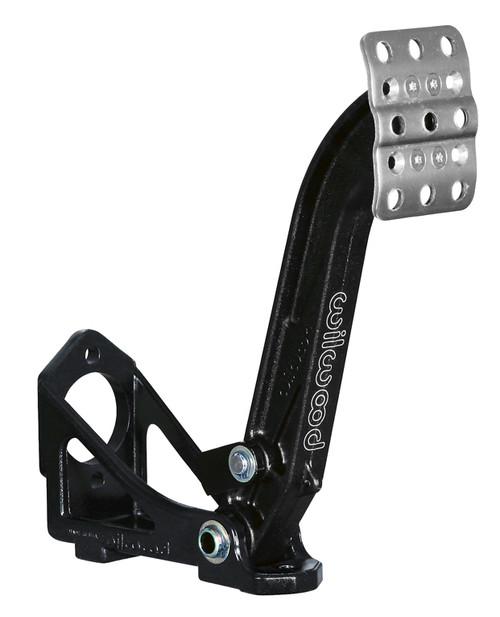 Pedal Assembly - Brake / Clutch - 6 to 1 Ratio - 9.630 in Long - Forward Floor Mount - Aluminum - Black Paint - Each