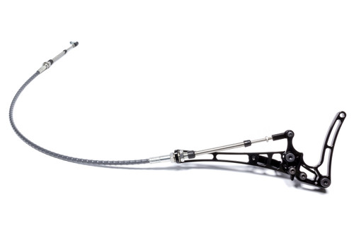 Shifter Assembly - Positive Camlock - Locking - Cable - Frame Mount - Aluminum - Black Anodized - Sprint Car - Kit