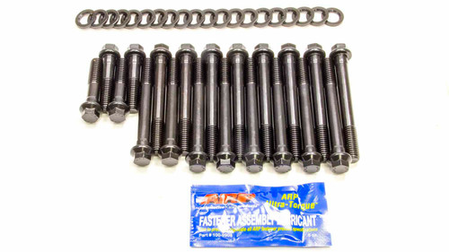 Cylinder Head Bolt Kit - High Performance Series - Hex Head - Chromoly - Black Oxide - Edelbrock After 3 / 15 / 02 - Pontiac V8 - Kit