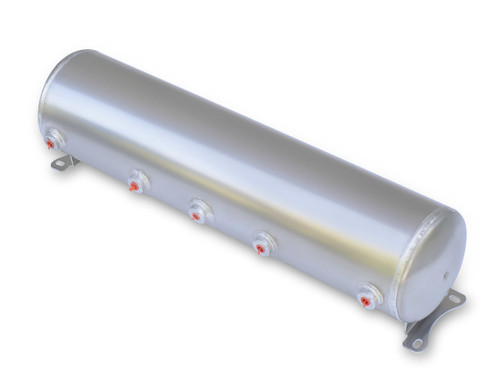 Compressed Air Tank - Suspension - 5 gal - 7 in Diameter - 30 in Long - Aluminum - Natural - Each
