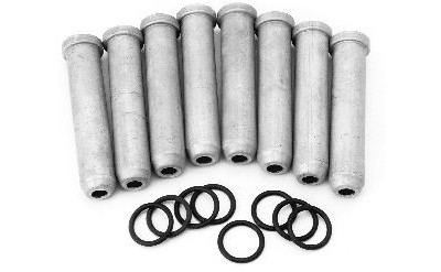 Spark Plug Tube / Seal Kit - Rubber / Tin - Natural - Mopar 426 Hemi - Kit