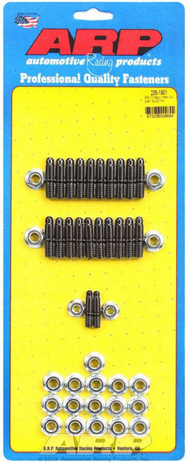 Oil Pan Stud - Hex Nuts - 2-Piece Cork Gasket - Chromoly - Black Oxide - Big Block Chevy - Kit Oil Pan Stud - Hex Nuts - 2-Piece Cork Gasket - Chromoly - Black Oxide - Big Block Chevy - Kit