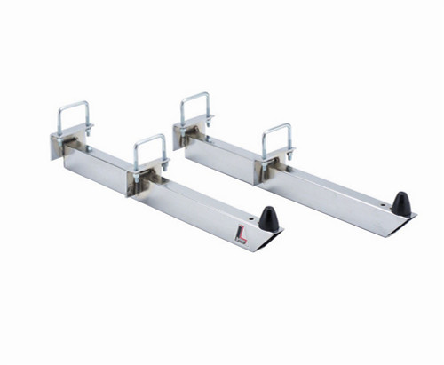 Traction Bars - Bolt-On - 28 in Long - Steel - Chrome - Universal - Kit