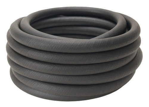 Hose - Oil - Hi-Temp - 3/8 in ID - Rubber - Black - 25 ft - Each