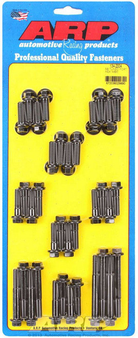 Intake Manifold Bolt Kit - Hex Head - Chromoly - Black Oxide - GM TPI - Small Block Chevy - Kit Intake Manifold Bolt Kit - Hex Head - Chromoly - Black Oxide - GM TPI - Small Block Chevy - Kit