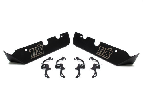 Spark Plug Guard - Aluminum - Black Anodized - Sprint Car - Kit
