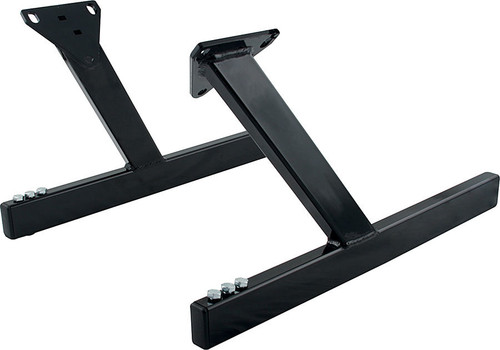 Engine Cradle - 1 x 2 in Rectangle Tube - Hardware Included - 2 Piece - Steel - Black Powder Coat - Small Block Chevy - Each