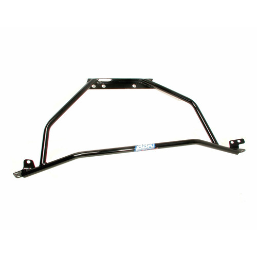 Strut Tower Brace - Tubular - Steel - Black Powder Coat - Ford Mustang 1996-2004 - Each