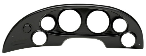 Dash Panel - Direct Fit - Four 2-1/16 in Holes - Two 3-3/8 in Holes - Plastic - Black - Ford Mustang 1994-2004 - Each