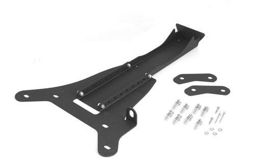 Light Bracket Kit - Third Brake Light Extension - Steel - Black Powder Coat - Jeep Wrangler JK 2007-18 - Kit Light Bracket Kit - Third Brake Light Extension - Steel - Black Powder Coat - Jeep Wrangler JK 2007-18 - Kit