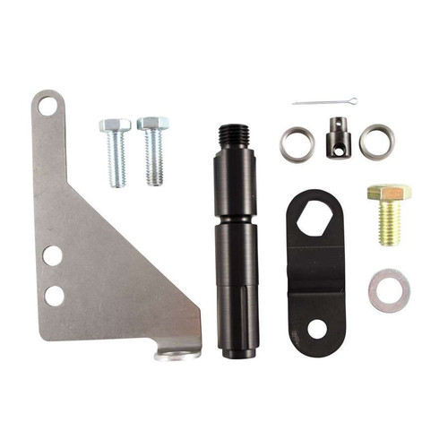 Transmission Shift Bracket and Lever - Pan Mounted - Hardware Included - Steel - Natural - 4R70W - Kit