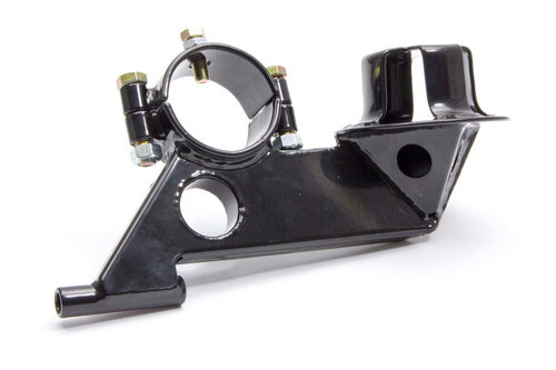 Shock / Spring Mount - Driver Side - Clamp-On - 3 in OD Tube - Steel - Black Powder Coat - Each