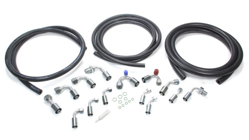 Air Conditioning Hose Kit - Extended Length - Beadlock Fittings - Fittings / Hose - Kit