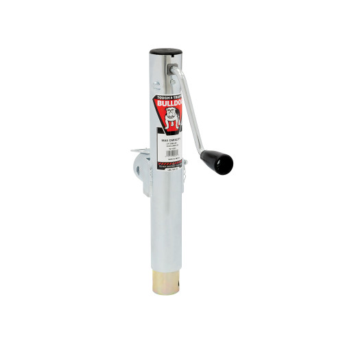 Trailer Jack - Bulldog - Manual - Sidewind - 10 in Of Travel - 2000 lb Capacity - Steel - Zinc Plated - Each