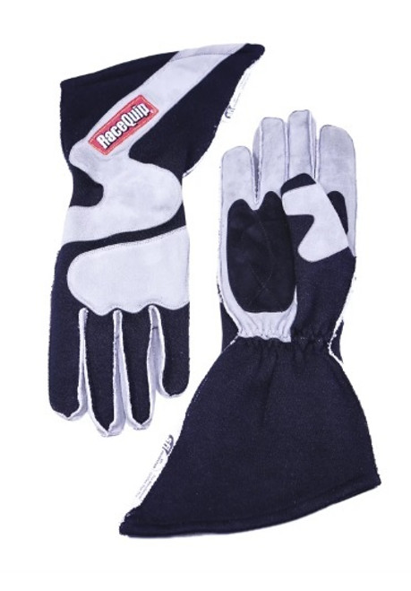 Driving Gloves - 359 Series - SFI 3.3/5 - Double Layer - Nomex - Black / Gray - Medium - Pair