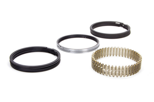 Piston Rings - Claimer - 4.000 in Bore - Drop In - 1/16 x 1/16 x 3/16 in Thick - Standard Tension - Iron - Phosphate - 8-Cylinder - Kit