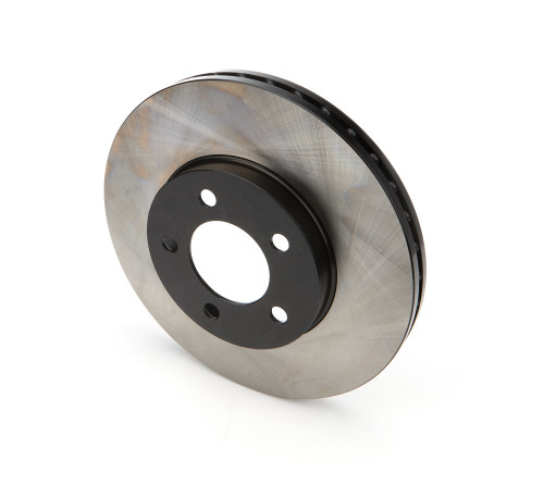 Brake Rotor - Premium - 276 mm OD - 26 mm Thickness - 5 x 108 mm Bolt Pattern - Iron - Black Paint - Mercury Cougar 1991-97 / Ford Midsize Car 1994-2000 - Each