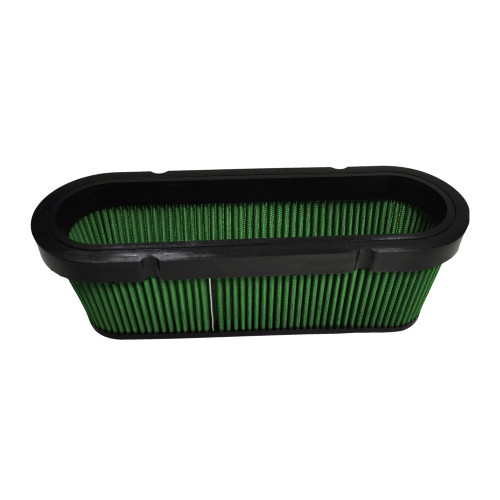Air Filter Element - Oval - Reusable Cotton - Green - Chevy Corvette 2006-13 - Each