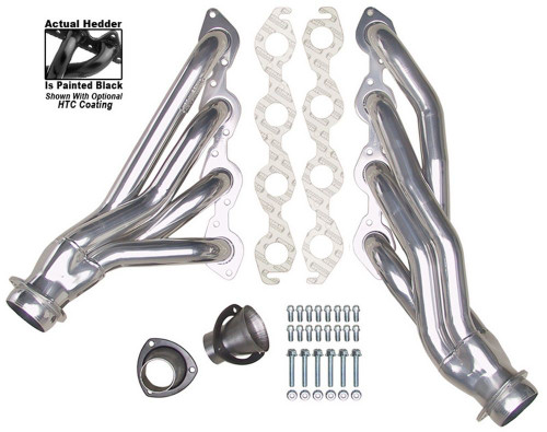 Headers - Street - 1-3/4 in Primary - 3 in Collector - Steel - Black Paint - Big Block Chevy - GM A-Body / B-Body / F-Body / X-Body 1965-81 - Pair