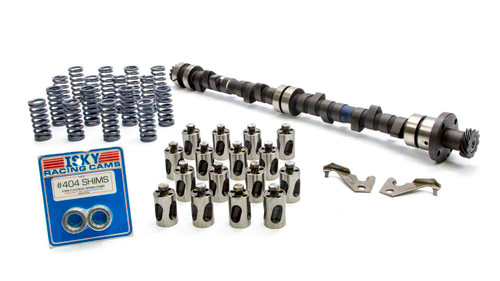 Camshaft / Lifters / Springs - Mechanical Flat Tappet - Lift 0.364 / 0.364 in - Duration 249 / 249 - 111 LSA - 2000 / 5200 RPM - Ford Flathead - Kit