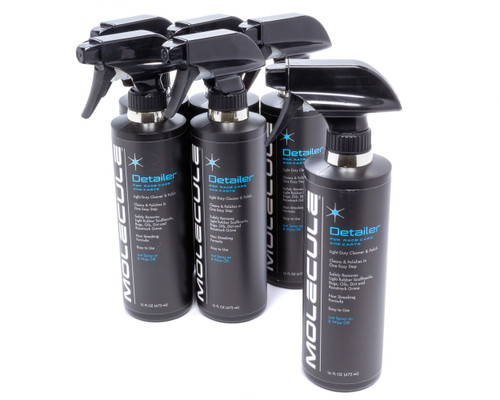 Detailer - Race Car Detailer - 16 oz Spray Bottle - Set of 6