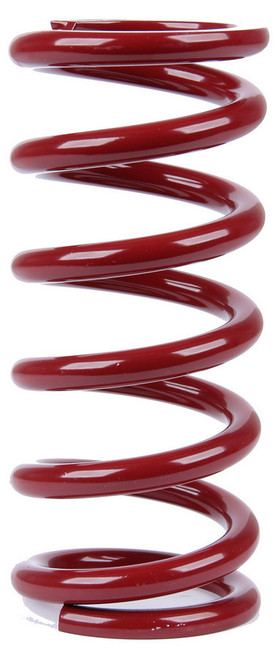 Coil Spring - Coil-Over - 2.5 in ID - 8 in Length - 250 lb/in Spring Rate - Steel - Red Powder Coat - Each