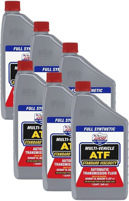 Transmission Fluid - Multi-Vehicle - ATF - Synthetic - 1 qt Bottle - Set of 6