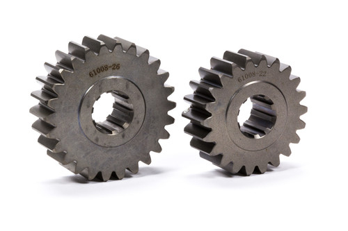 Quick Change Gear Set - Standard - Set 8 - 10 Spline - 4.11 Ratio 4.86 / 3.48 - 4.86 Ratio 5.74 / 4.11 - Steel - Each Quick Change Gear Set - Standard - Set 8 - 10 Spline - 4.11 Ratio 4.86 / 3.48 - 4.86 Ratio 5.74 / 4.11 - Steel - Each
