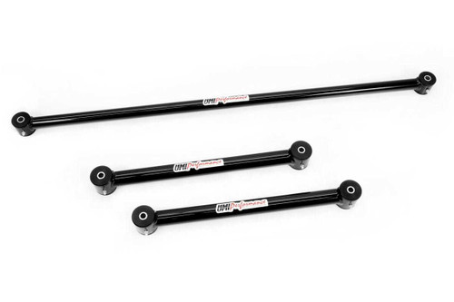 Rear Suspension Kit - Tubular - Panhard Bar / Lower Trailing Arms - Steel - Black Powder Coat - GM F-Body 1982-2002 - Kit