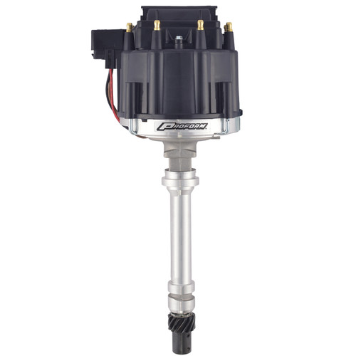 Distributor - Race - Magnetic Pickup - Locked Advance - HEI Style Terminal - Coil Included - Black - Chevy V8 - Each