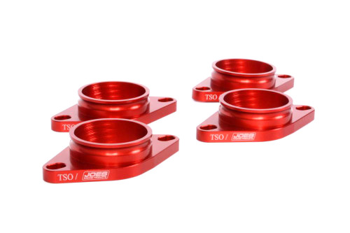 Carburetor Adapter - O-Rings Included - Aluminum - Red Anodized - Suzuki - Micro Sprints - Tulsa Shootout - Set of 4 Carburetor Adapter - O-Rings Included - Aluminum - Red Anodized - Suzuki - Micro Sprints - Tulsa Shootout - Set of 4