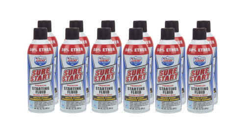 Starting Fluid - Sure Start - 10.7 oz Aerosol - Diesel / Gas - Set of 12 Starting Fluid - Sure Start - 10.7 oz Aerosol - Diesel / Gas - Set of 12