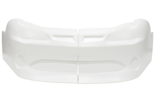 Nose - Fiberglass Sportsman - 2-Piece Complete - Plastic - White - Chevy Monte Carlo 2003 - Kit Nose - Fiberglass Sportsman - 2-Piece Complete - Plastic - White - Chevy Monte Carlo 2003 - Kit