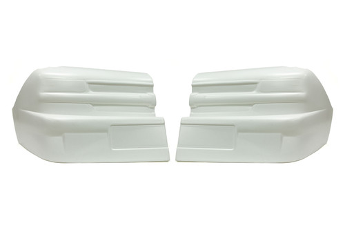 Nose - 2-Piece Complete - Plastic - White - Chevy C1500 2002 - Short Track Truck - Kit