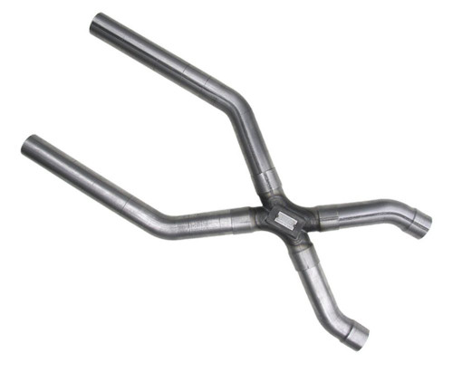 Exhaust X-Pipe - X-Treme X-Junction Crossover System - Straight - 3 in Inlets - 3 in Outlets - Steel - Natural - Universal - Each