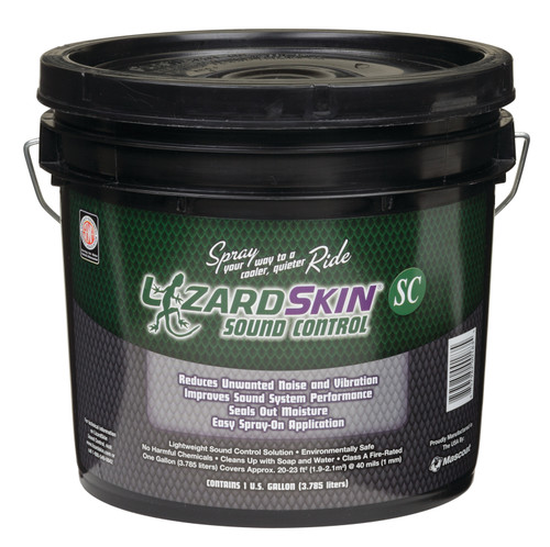Sound Barrier - Spray On - Acrylic - Black - 1 gal Bucket - Each