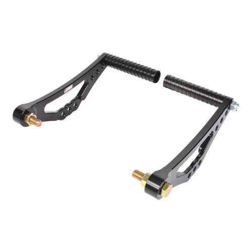 Pedal Assembly - Brake / Gas - Adjustable Ratio - Adjustable Length - Aluminum - Black Anodized - Pair