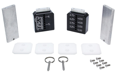 Setup Blocks - Tall - 3 to 6-1/4 in Adjustable - Magnetic Base - Aluminum - Pair