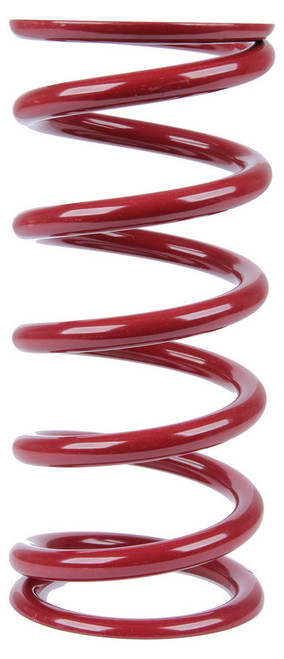 Coil Spring - Conventional - 5 in OD - 11 in Length - 350 lb/in Spring Rate - Rear - Steel - Red Powder Coat - Each