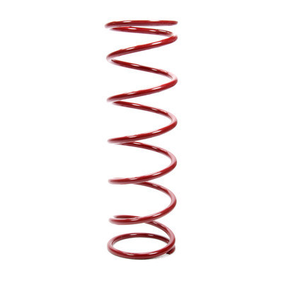 Coil Spring - Conventional - 5 in OD - 16 in Length - 100 lb/in Spring Rate - Rear - Steel - Red Powder Coat - Each