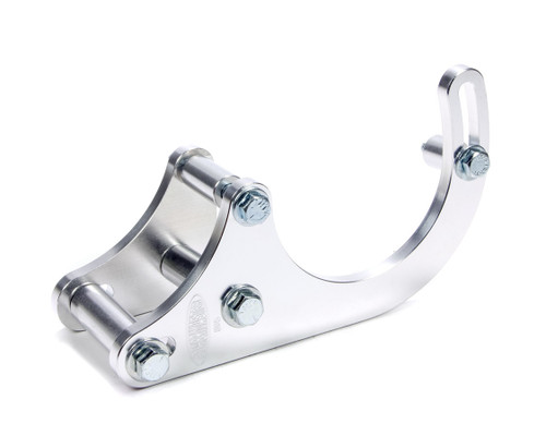 Alternator Bracket - Driver / Passenger Side - Low Mount - Block Mount - Aluminum - Natural - 93 mm Alternators - Big Block Chevy - Kit