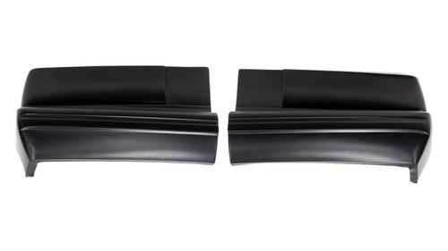 Bumper Cover - 2-Piece Complete - Rear - Mini Stock - Plastic - Black - Ford Mustang 1993 - Kit