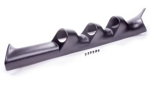 Gauge Pod - Three 2-1/16 in Diameter Gauges - Full Pillar - Plastic - Black - GM B-Body 1997-2002 - Each