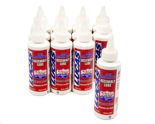 Assembly Lubricant - High Performance - Engine Assembly Lubricant - Semi-Synthetic - 4 oz Bottle - Set of 12
