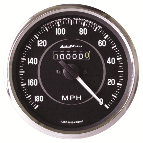 Tachometer - Cobra - 8000 RPM - Electric - Analog - 4 in Diameter - Dash Mount - Black Face - Each