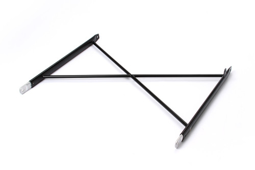 Wing Mount - Aero - Top Wing Tree - 16 Tall - 26 in Wide - Sliders Included - Chromoly - Black Powder Coat - Ti22 Sprint Car - Kit